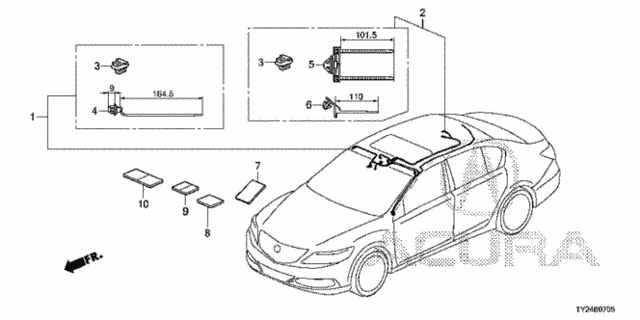 Wire Harness (6) for 2020 Acura RLX #0