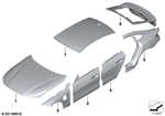 41009466097 - Bodywork: Aluminium Engine Hood for BMW Image