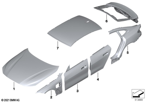 Outer Panels for 2022 BMW i4 xDrive40 #0