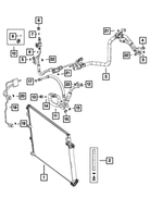 68237075AA - Air Conditioners and Heaters: A/c Line Valve Core for Chrysler: 200, 300 | Dodge: Challenger, Charger, Charger Daytona, Journey | Fiat: 500 | Jeep: Cherokee, Grand Cherokee, Grand Cherokee L, Wagoneer S, Wrangler, Wrangler JK | Ram: 1500, 1500 Classic, 2500, 3500 Image