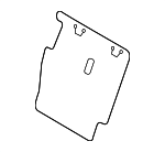 886186WK0A - Body: Seat Back Panel for Nissan: LEAF Image