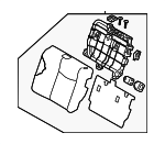 886505SA5A - Body: Seat Back Assembly for Nissan: LEAF Image