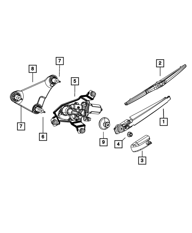 55000956AC - Electrical: Liftgate Damper for Mopar Image image