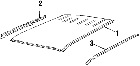Roof for 1985 Oldsmobile Firenza #0