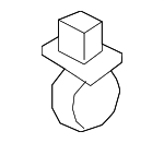 915683E000 - Body: Drain Hose Clip for Kia: Niro, Niro EV Image