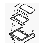 81600G5000HGC - : Sunroof Assembly for Kia Image