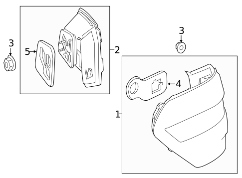 Tail Lamps for 2016 Mercedes-Benz E63 AMG S #1
