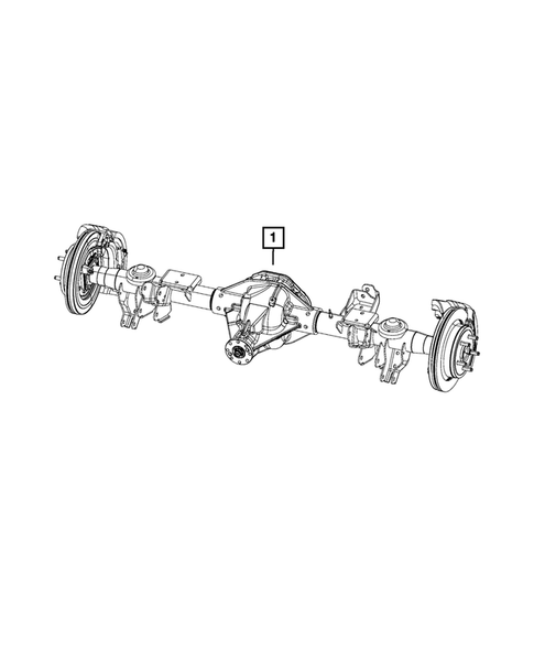 Rear Axle Assembly for 2017 Ram 1500 #0