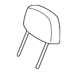20897001508G70 - Body: Headrest for Mercedes-Benz Image