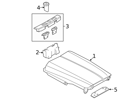 Center Console for 2013 BMW 750i #2