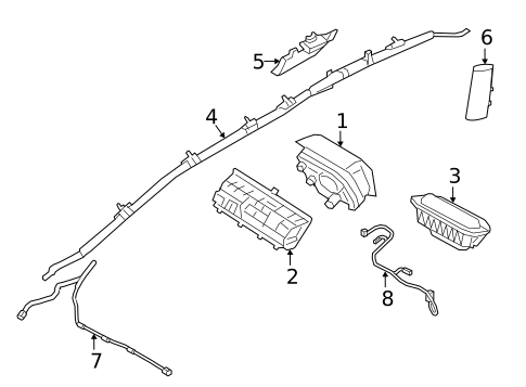 Air Bag Components for 2023 Land Rover Discovery Sport #0