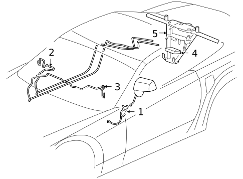 Antenna & Radio for 2009 Cadillac XLR #1