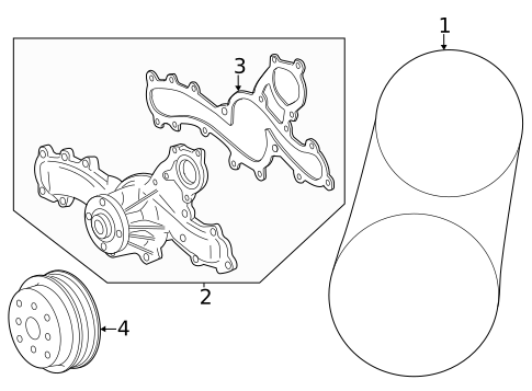 Belts & Pulleys for 2024 Lexus TX550h+ #0
