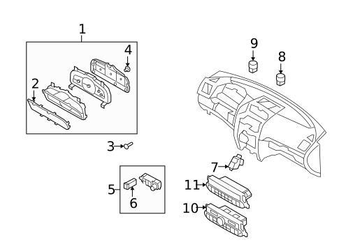 Controls for 2009 Kia Borrego #0