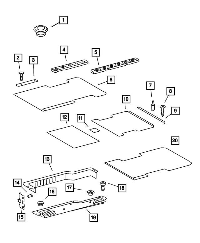 5125991AA - Interior Trim: Plug for Mopar Image