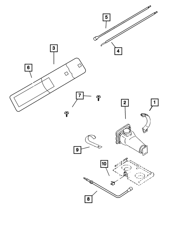 52058912AB - Wheels, Covers and Jacks: Jack for Mopar Image