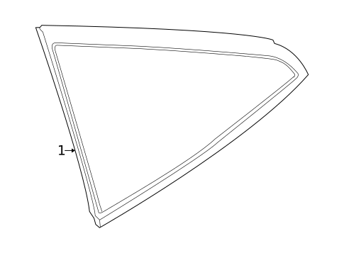 Glass & Hardware for 2014 Nissan Rogue Select #0