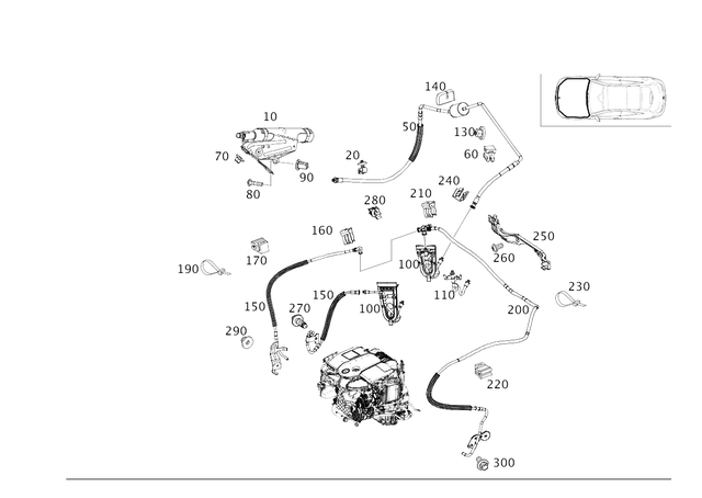 2138606001 - Windshield Washer, Emergency Equipmt: Pressure Medium Reservoir for Mercedes-Benz: AMG GT 43, AMG GT 53, AMG GT 63, AMG GT 63 S, C350e, C400, C43 AMG, C450 AMG, C63 AMG, C63 AMG S, CLS450, CLS53 AMG, E300, E350, E400, E43 AMG, E450, E53 AMG, E63 AMG S, GLC300, GLC43 AMG, GLC63 AMG, GLC63 AMG S Image image