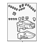 38250SZAA52 - Electrical: Fuse &amp; Relay Box for Honda: Pilot Image image
