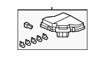 38256SZAA01 - : Fuse &amp; Relay Box Upper Cover for Honda: Pilot Image