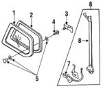 833526B700 - : Weatherstrip for Nissan: Quest Image