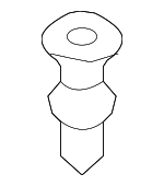 5074092AA - Body: Door Lock Striker Plate for Mopar Image