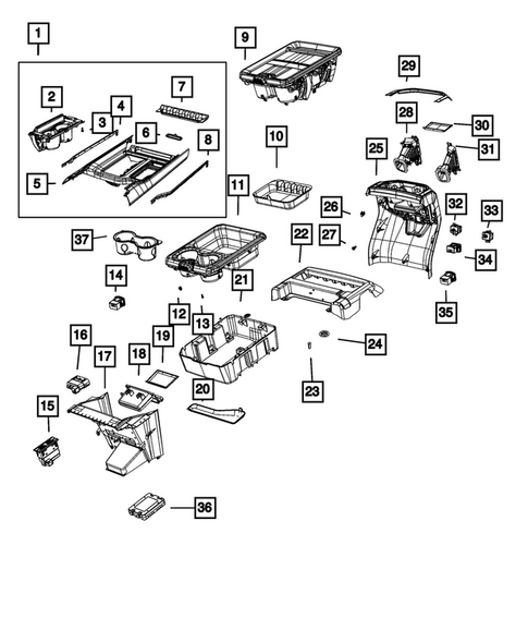 Consoles for 2023 Ram 1500 #1
