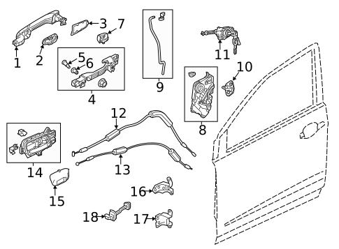 Front Door for 2015 Honda CR-V #2