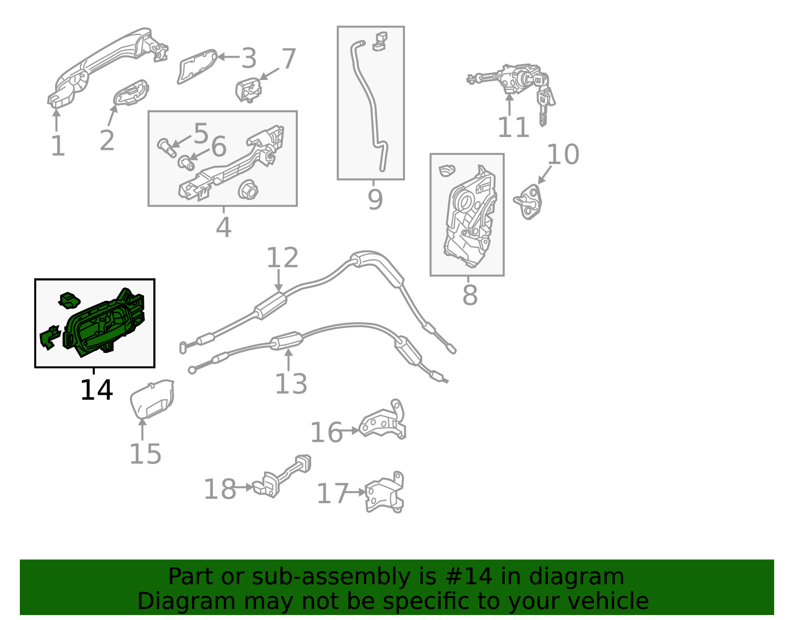 Interior Handle - Factory Grip and Function 72120-T0A-A02ZA ...