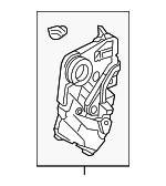 72110T0AA21 - Body: Latch Assembly for Honda: CR-V, Fit Image