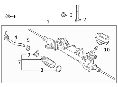 Steering Gear & Linkage for 2024 Nissan Pathfinder #2