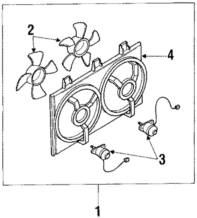 2148196E07 - : Fan Assembly for Nissan: Maxima Image