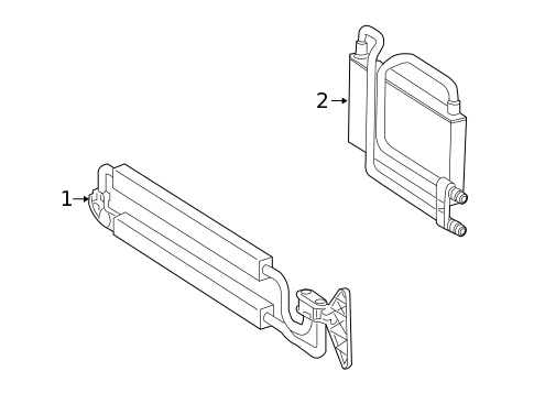 Power Steering Oil Cooler for 2010 Mercedes-Benz CL550 #0
