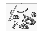 51168053712 - Body: Mirror Assembly for BMW: M3 Image