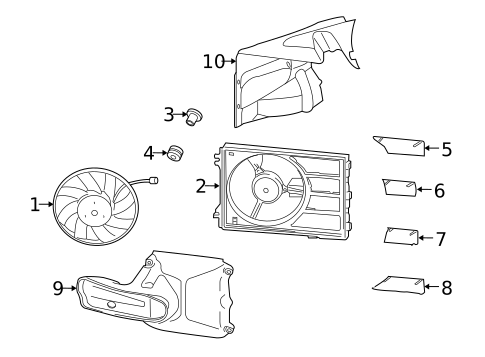 Radiator & Components for 2013 Porsche 911 #5