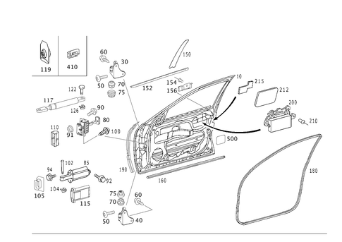 Front Doors for 2005 Mercedes-Benz S430 #0