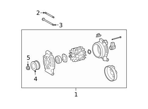 Alternator for 2009 Lexus LS460 #1