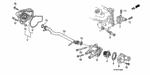 19200P01004 - Engine: WATER PUMP (YAMADA) for Honda Image