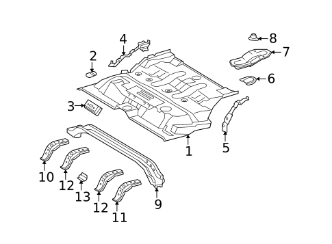 Floor for 2024 Toyota 4Runner #1