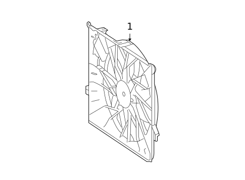 Cooling Fan for 2010 Mercedes-Benz GL 350 #0
