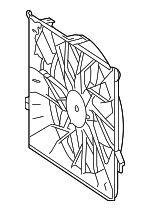 164500009380 - Cooling System: Fan Module for Mercedes-Benz Image