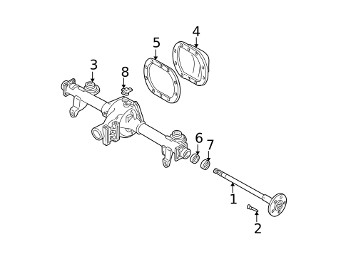 Axle Components for 1994 Chevrolet Camaro #0