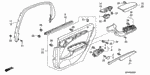 4728SZ3000 - Interior/Bumper: STOPPER SET, DOOR for Acura Image