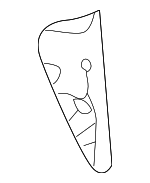 4K0864703 - Body: Side Panel Damper for Audi Image