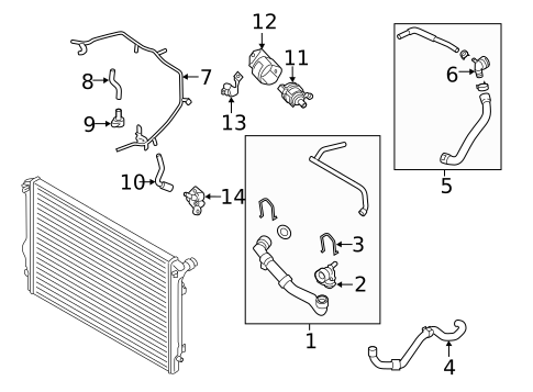 Hoses & Lines for 2023 Volkswagen Atlas #2