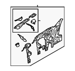 41117120872 - Body: Apron Assembly for BMW: 645Ci, 650i, M6 Image
