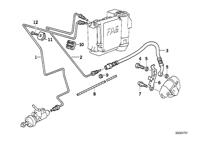 34321242205 - Brakes: Hollow Bolt -  for BMW-Motorrad Image