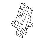 61139258261 - Body: Support Spring Bracket for BMW: 530e, 530e xDrive, 530i, 530i xDrive, 540d xDrive, 540i, 540i xDrive, M5, M550i xDrive, X5, X6, XM Image