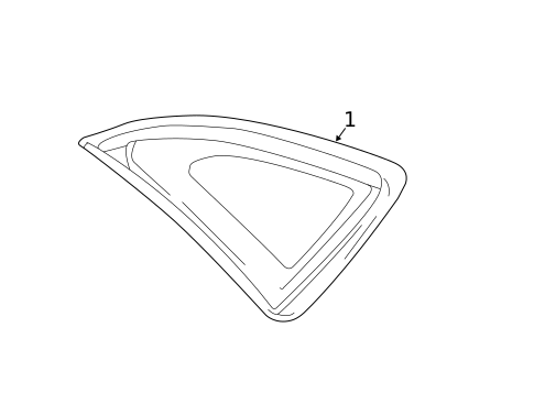 Glass & Hardware for 2021 Ford Edge #0