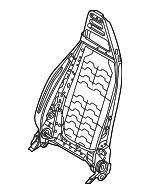 976898025 - Body: Seat Back Frame for Porsche Image